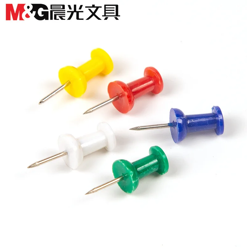 80 шт./упак. M & G Цветной защелки металла чертежная кнопка карта рисунок пуш ап