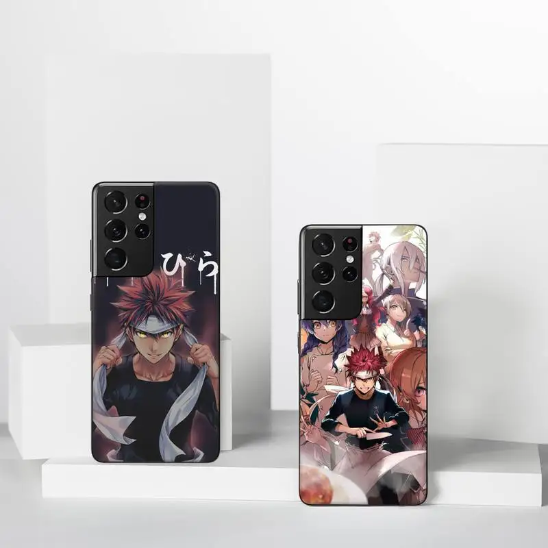 

Food Wars Shokugeki No Soma Phone Case For Samsung A51 A32 A52 A71 A50 A12 A21S S10 S20 S21 Plus Fe Ultra