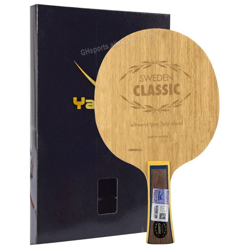 YASAKA SWEDEN CLASSIC (5 Ply Wood, ALL) Table Tennis Blade Racket Original YASAKA YSCC Ping Pong Bat Paddle