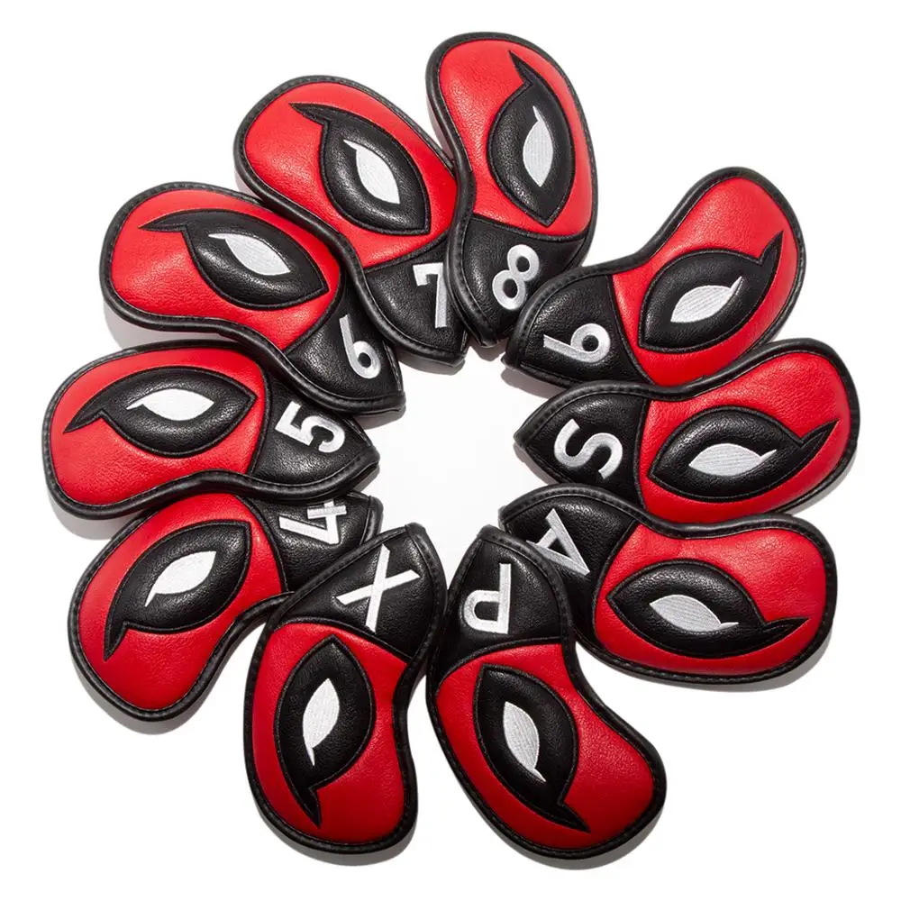 Железная головка клюшки для гольфа Чехлы Набор 10 шт./компл. клуб Железный