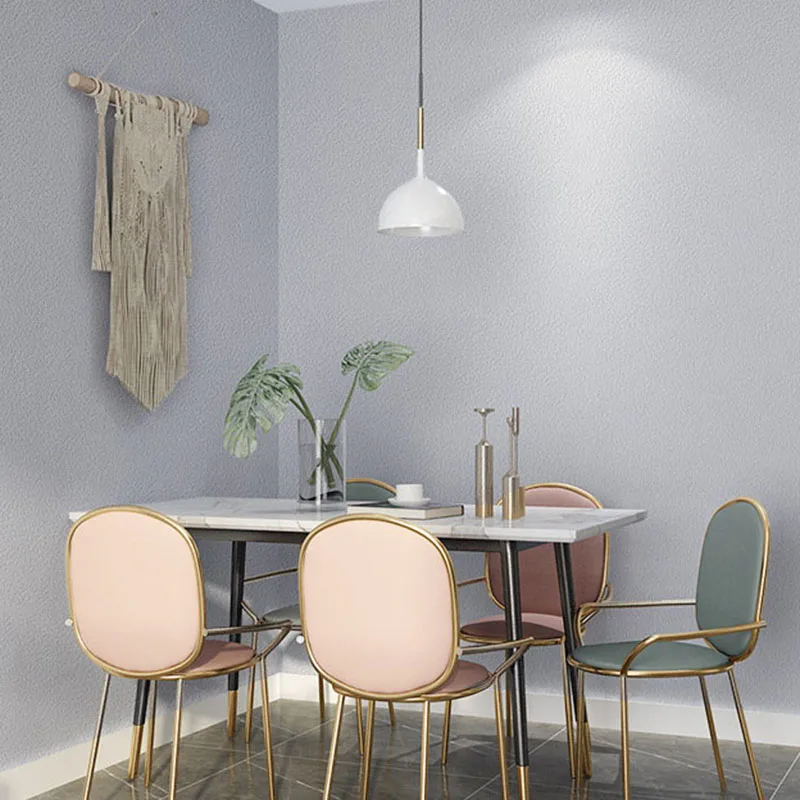 Modern Simple Plain Thick Wallpaper 3D Imitation Deerskin Velvet Solid Color Wallpaper Nordic Home Decor Living Room Wallpapers