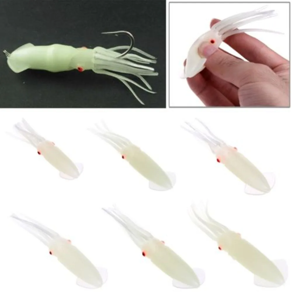 Горячая Распродажа 1 предмет новое мягкое свечение рыболовный прикорм кальмаров