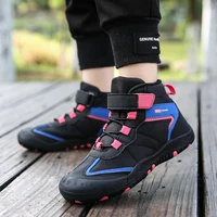 casual kids shoes autumn hiking parent child non slip new high top hiking sneakers sport shoes walking unisex boating shoes aqua