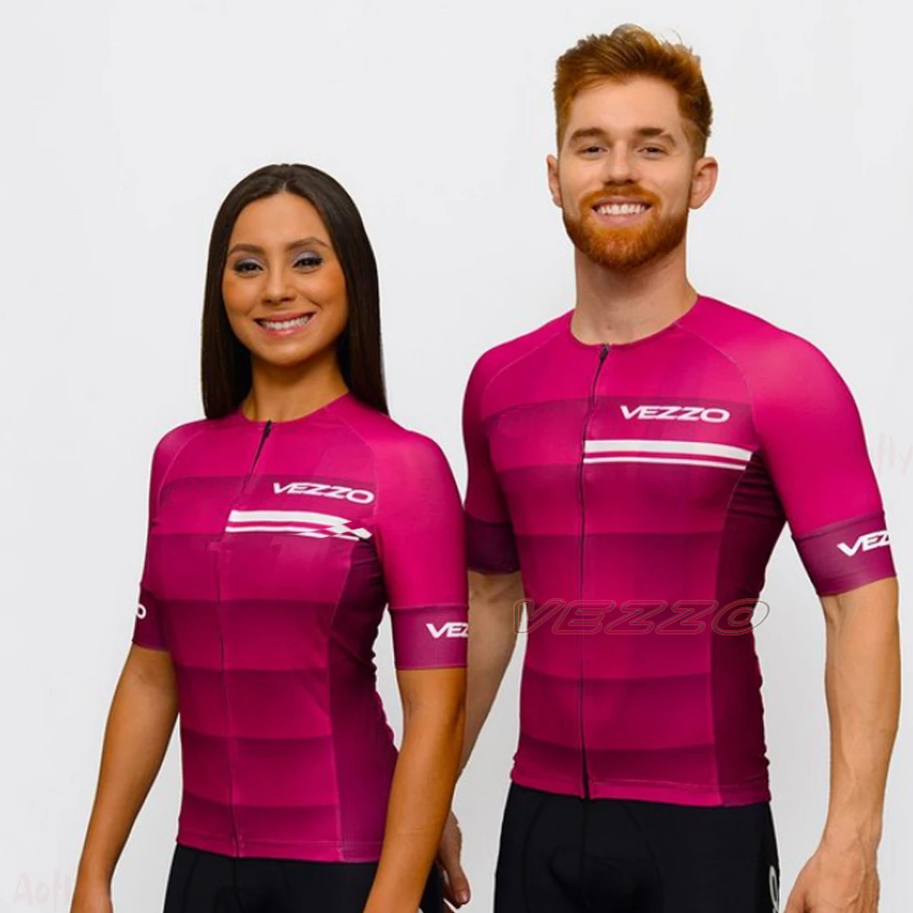 Велосипедные блузки Vezzo для пар специальные женские топы горных гонок одежда