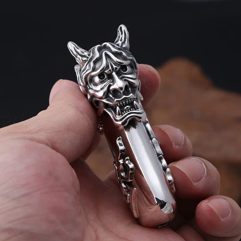 Кулон из серебра 925 пробы для женщин и мужчин подвеска модель в стиле панк-рок