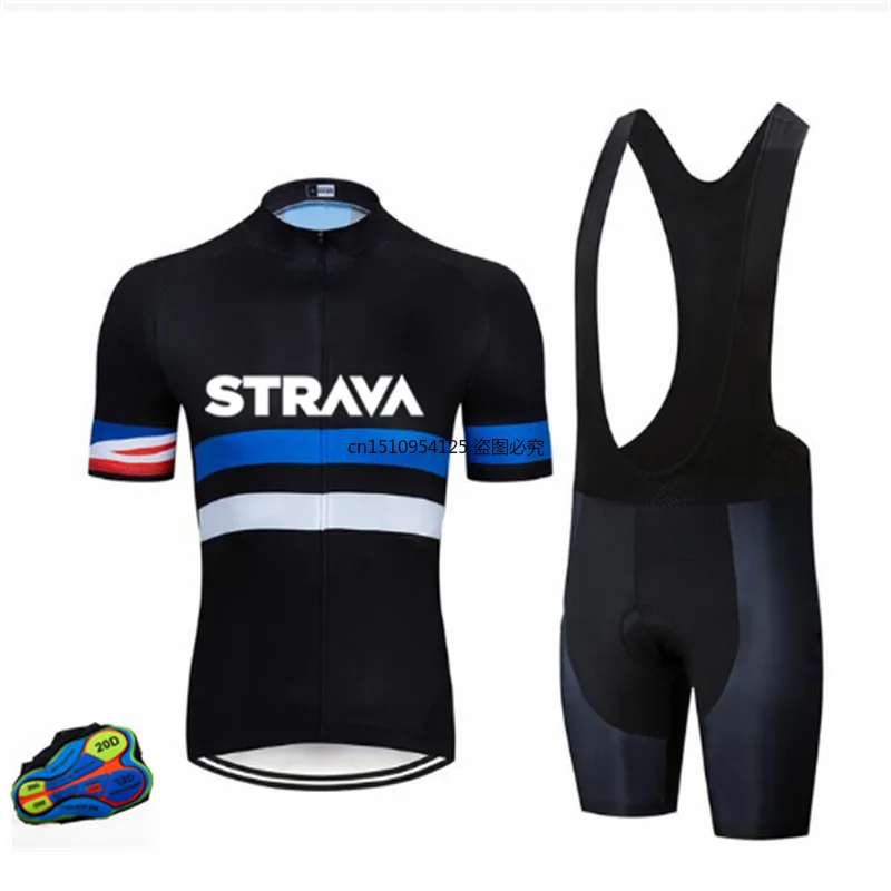 STRAVA Мужская одежда для дорожного велосипеда на заказ, гоночная одежда, быстросохнущие комплекты велосипедных Джерси с коротким рукавом на ...
