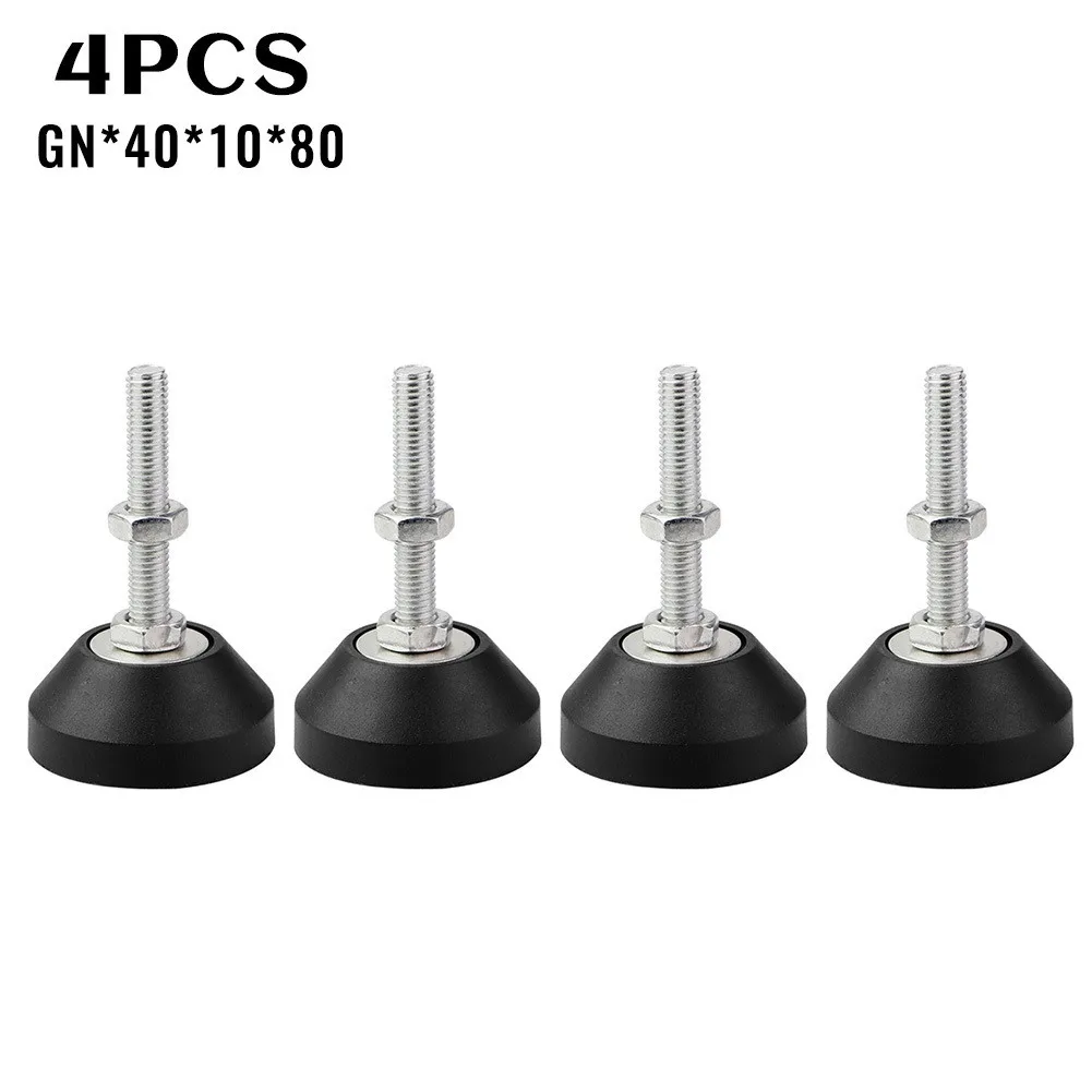 

4/10 Pack Rated Adjustable Feet M10x80mm Articulating Base Heavy Duty Feet Nylon Metal This Helps To Promote A Strong Product
