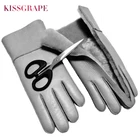 Перчатки женские зимние из натуральной овечьей шерсти, водонепроницаемые, спортивные, для катания на лыжах, 2020