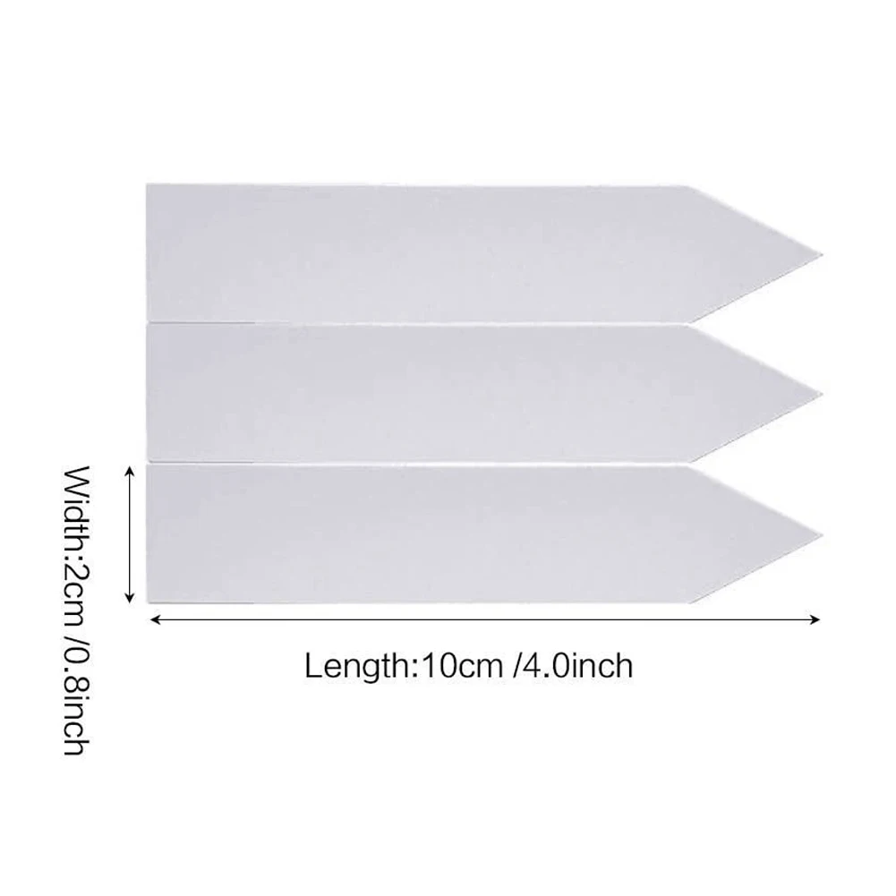 

100PCS Plant Labels Markers Plastic Waterproof Nursery Garden Stake Tags For Seed Herb Flower Vegetables Plants DIY Decoration