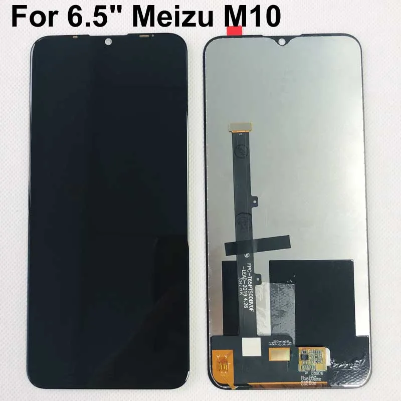 Оригинал ААА Протестировано для 6 5 &quotMeizu M10 ЖК дисплей Дисплей + дигитайзер