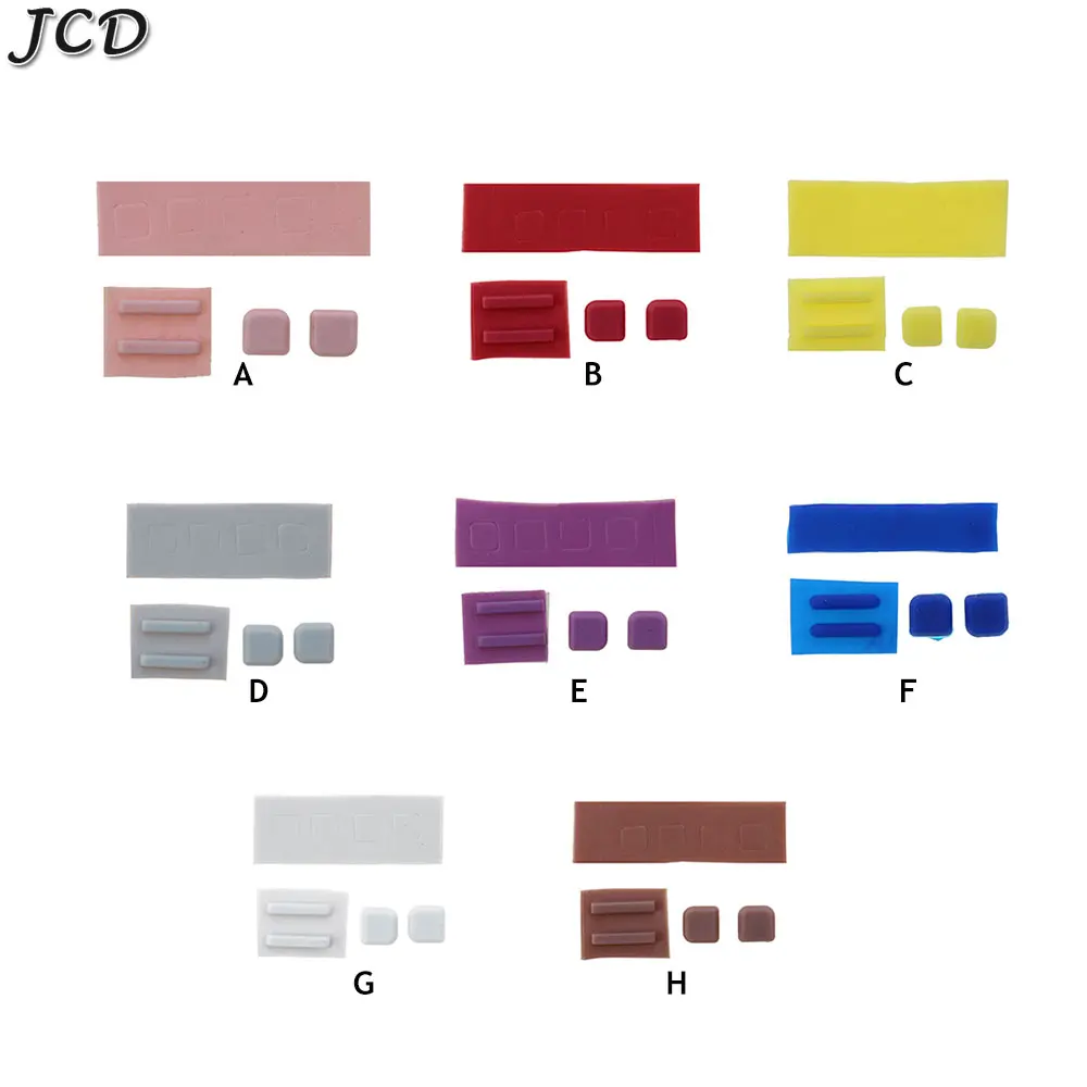 

JCD 8Colors Optional Screw Feet Cover for DS Lite for NDSL Game Console Screw Feet Cover Rubber Pad