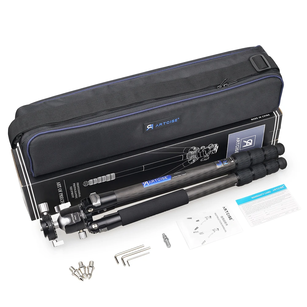 Профессиональный 10 слойный штатив CS60C из углеродного волокна для DSLR камеры