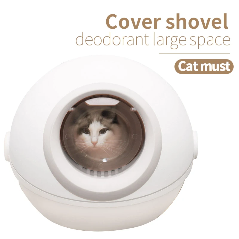 ПЭТ наполнитель для кошачьего туалета полностью закрытый Большой кошачий Туалет