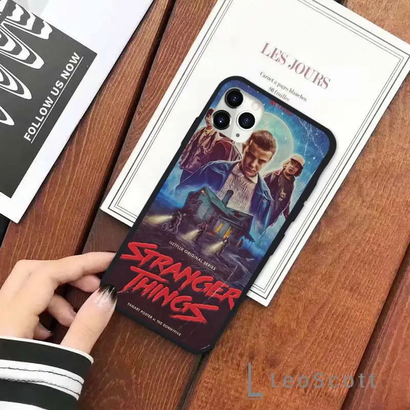 

Stranger things Phone Case for iPhone 11 12 pro XS MAX 8 7 6 6S Plus X 5S SE 2020 XR Soft silicone