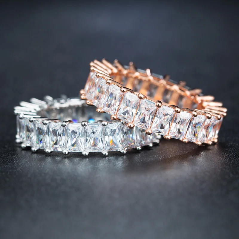 Новинка 2021 свадебные украшения серебряный цвет уникальный дизайн кольцо с