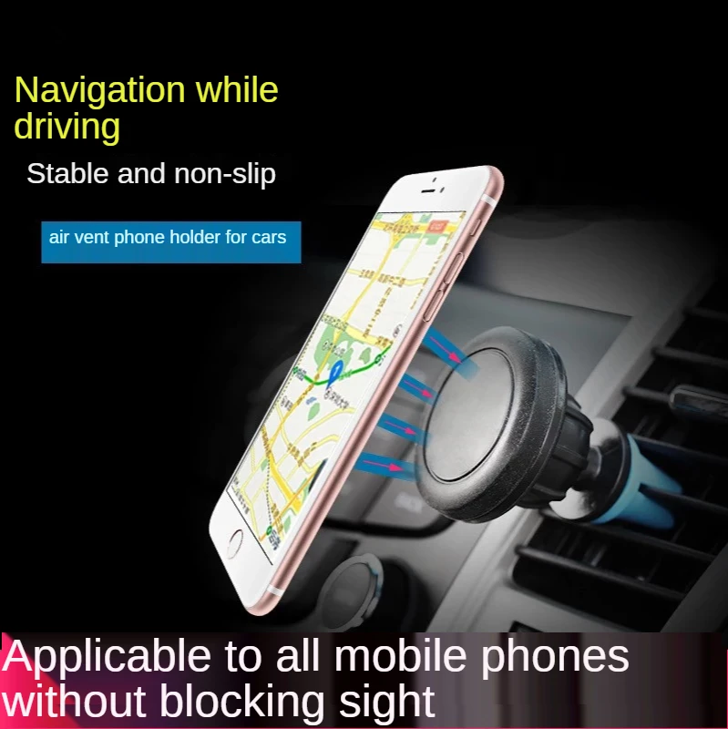 

Universal car phone holder with clip air outlet magnetic deflector GPS automotive device Mount car accessories interior bracket