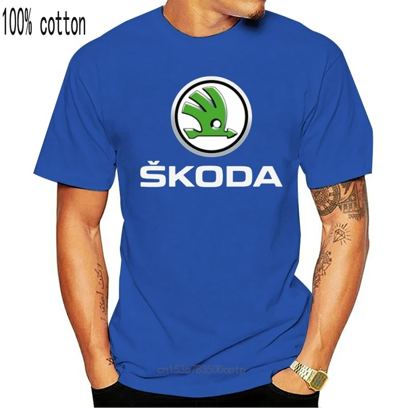 

Новинка, мужская рубашка с изображением черепа Skoda, размеры от S до 5XL