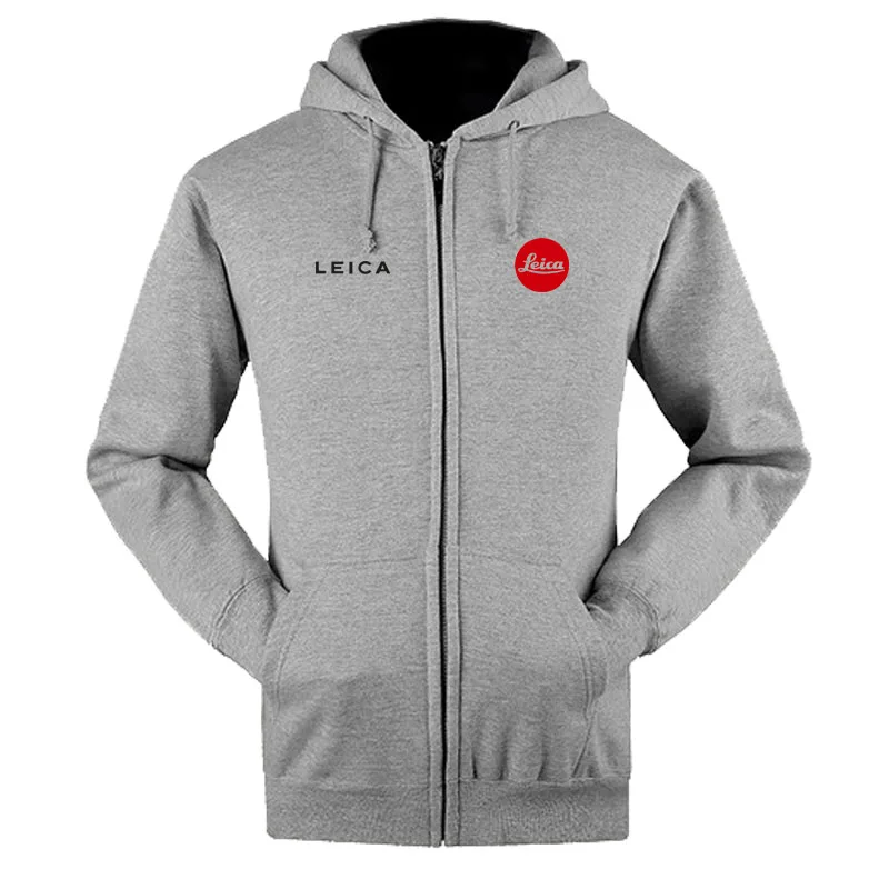 

2022 Leica logo zipper sweatshirts coat custom 4S shop zipper hoodie jacket