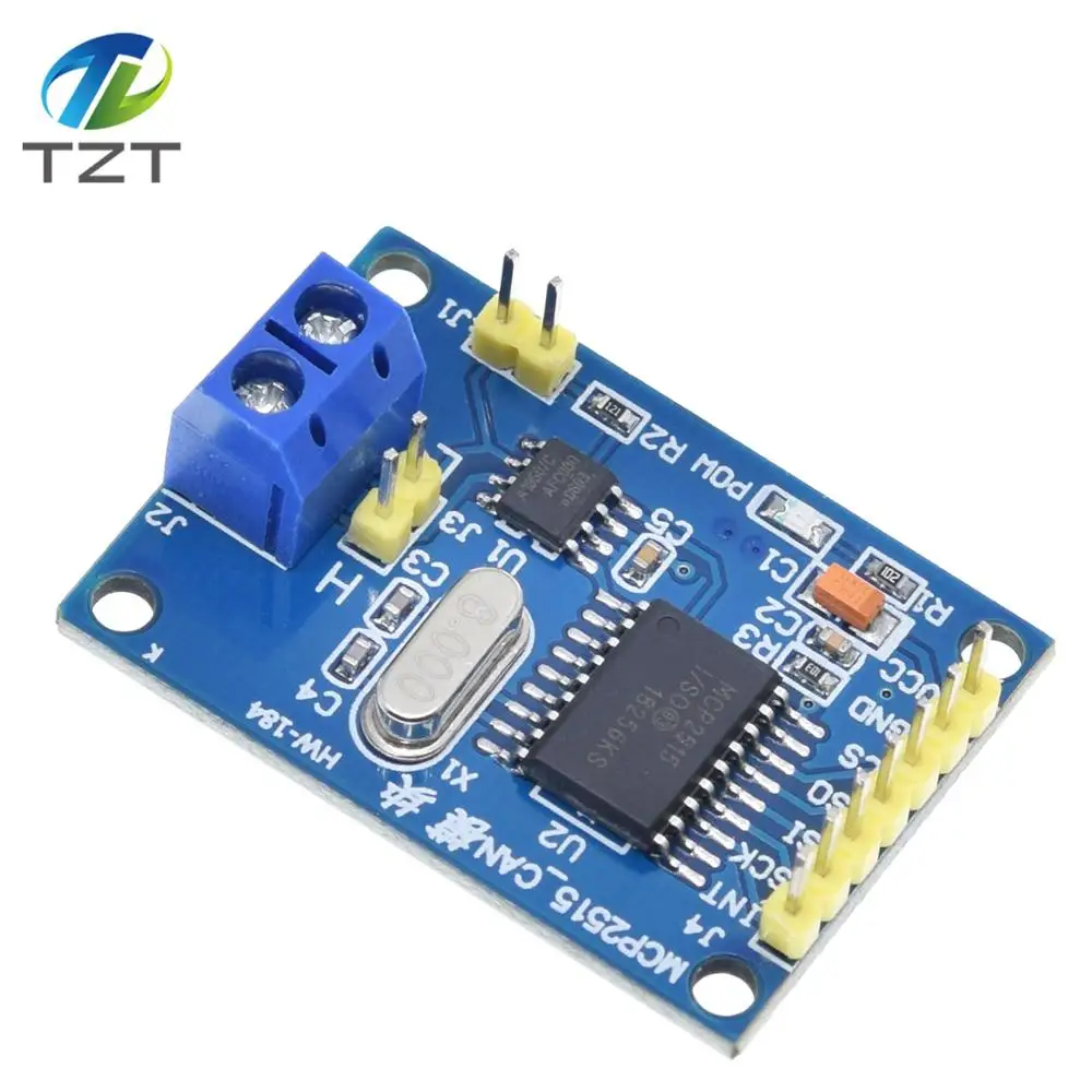 MCP2515 CAN шина Модульная плата TJA1050 приемник SPI для 51 MCU контроллер рычага Новинка|spi