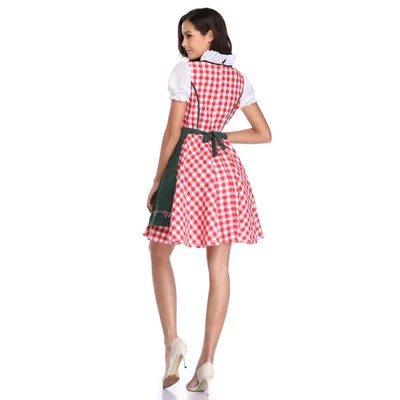 Октября Октоберфест дирндль дамы маскарадный костюм Bavaria пиво Хэллоуин