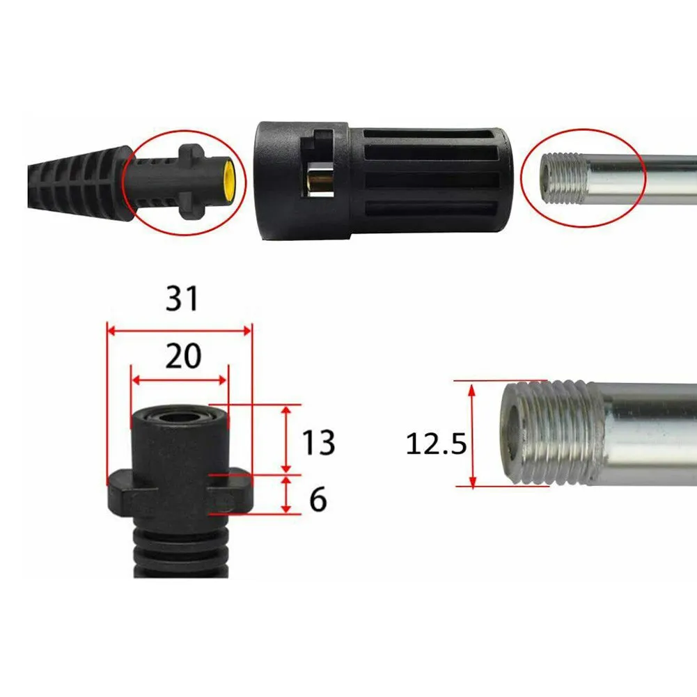 

1/4in Adapter Adapter Connect Female For Karcher K-series Pressure To Kit