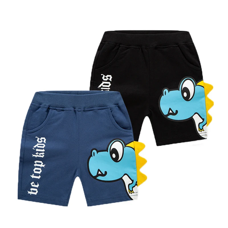 

Children's Shorts Baby Five-Point Pants 12M-7Y Boys Summer Three-Dimensional Cartoon Dinosaur Pants