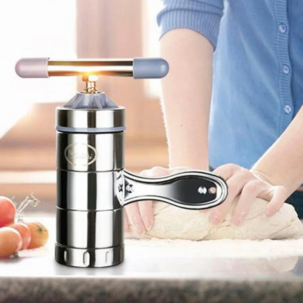 Ручной прибор для лапши из нержавеющей стали кухонная паста спагетти пресс