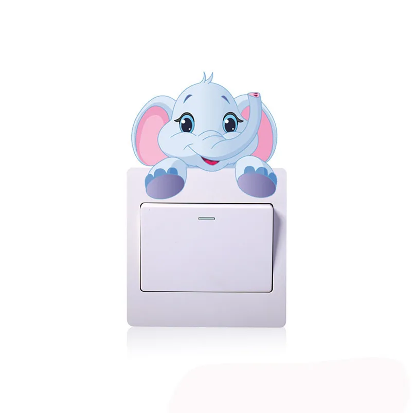 Животные наклейка на выключатель &quotКотик&quot светильник переключатель Декор