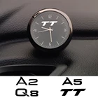 Высококачественные часы для украшения автомобиля, модифицированные электронные кварцевые часы для салона автомобиля Audi A1 A3 A4 A5 A6 A7 A8 Q2 Q3 Q5 Q7