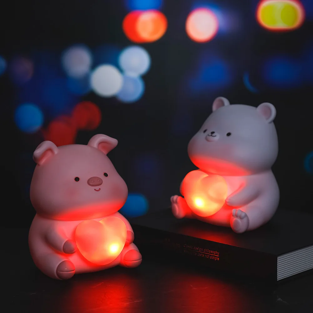 Статуэтка милой розовой свиньи статуэтка поделка фигурка украшение миниатюры