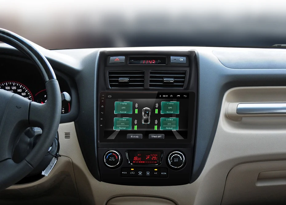 AWESAFE для Kia Sportage 2007 2008 2009 Автомобильный Радио Мультимедиа Видео плеер gps Нет 2din 2 din Android 8,1 2 ГБ+ 32 ГБ