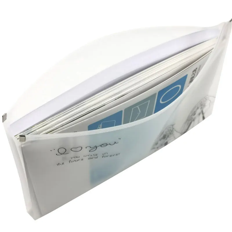 A4 прозрачная папка для файлов Офисная в мультяшном стиле органайзер документов