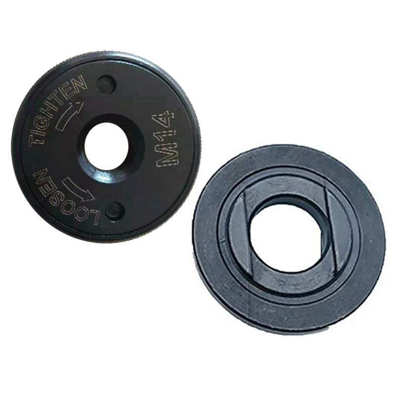 

2Pcs M14 Thread Inner Outer Flange Nut Set Quick Release Nut Power Replacement for Makita Angle Grinder