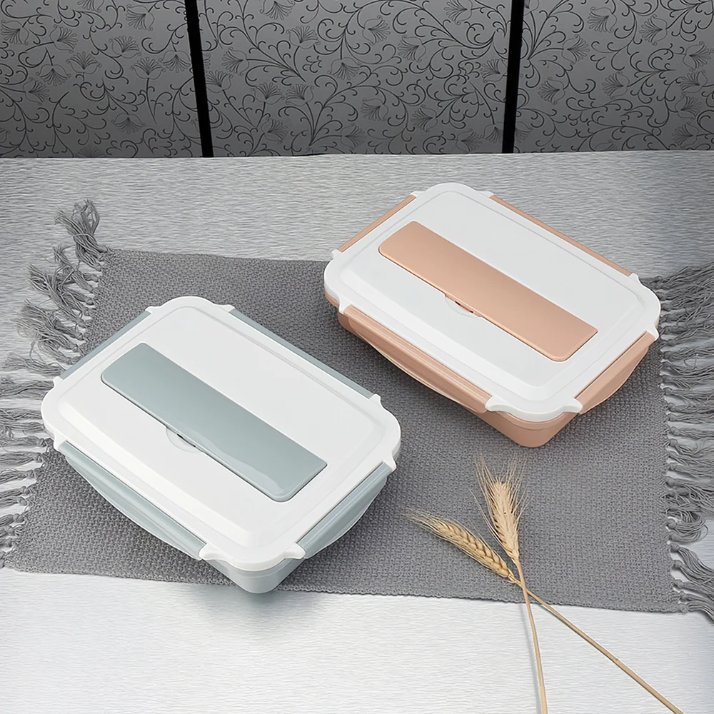 Ланч-бокс из нержавеющей стали с 3/4 ячейками герметичный контейнер для