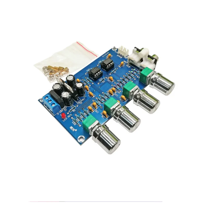 

SOTAMIA NE5532 Preamp Amplifier Audio Tone Board HIFI Amplifier Preamplifier Volume Tone Control Treble Bass Adjustment