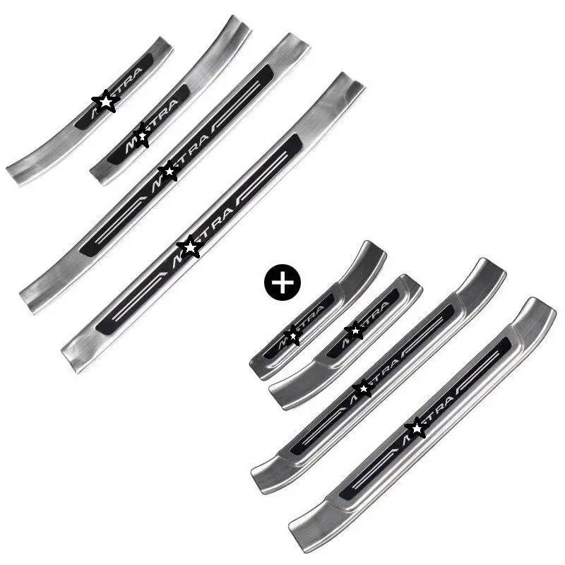 Декоративные хромовые автомобильные педали для окон и экстерьера аксессуары 18 19