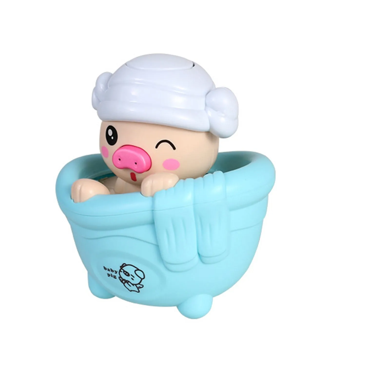 Детская игрушка для ванной смайлик Wink свинья бассейна распылитель воды