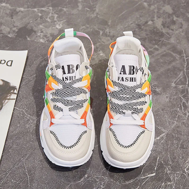 Женская обувь для тенниса кроссовки баскетбола женская на толстой платформе