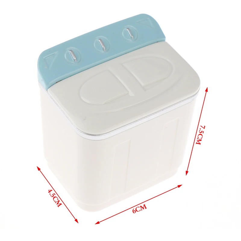 

1:12 Dollhouse Miniature Laundry Washing Machine Doll Home Appliance Decor Toy