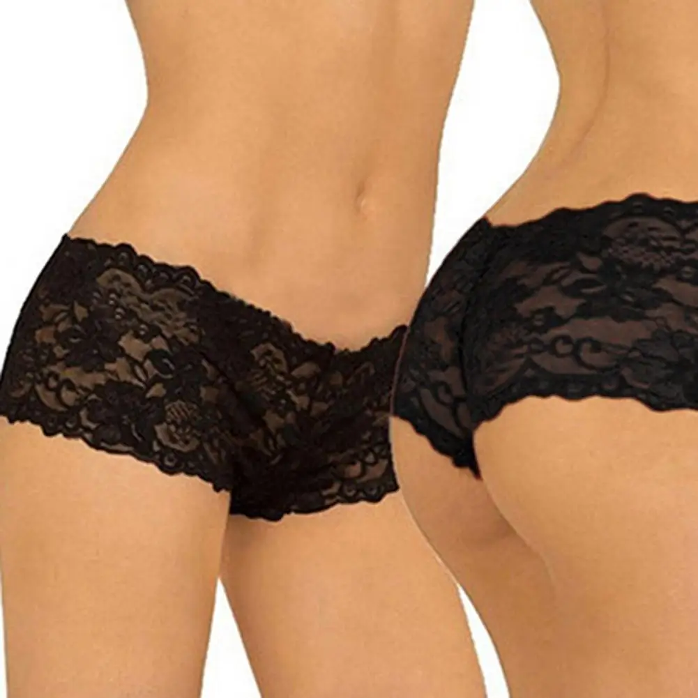 

Underwear Women Sexy Lace Panties Underwear Lace Briefs Floral Lace Seamless Panty Briefs Boxer Shorts Underwear S M L XL