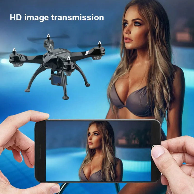 X9 профессиональная ESC камера Дрон 1080P gps wifi HD FPV на ру воздушный Квадрокоптер