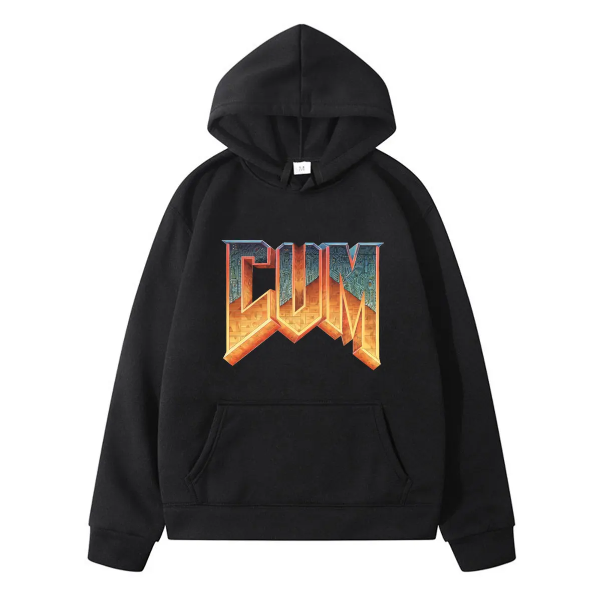 

Doom Cum Unique Hoodies Mens Vintage Graphic Male Cotton Pullover Spring Fashion Long Sleeve Casual Oversized Hodded Loose Tops