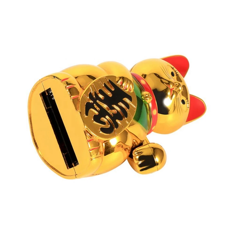 5 дюймовая электрическая Золотая милая маленькая кошка с ручным заводом