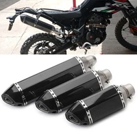 51mm motorcycle exhaust pipe with muffler modify motocross db killer escape moto exhaust muffler