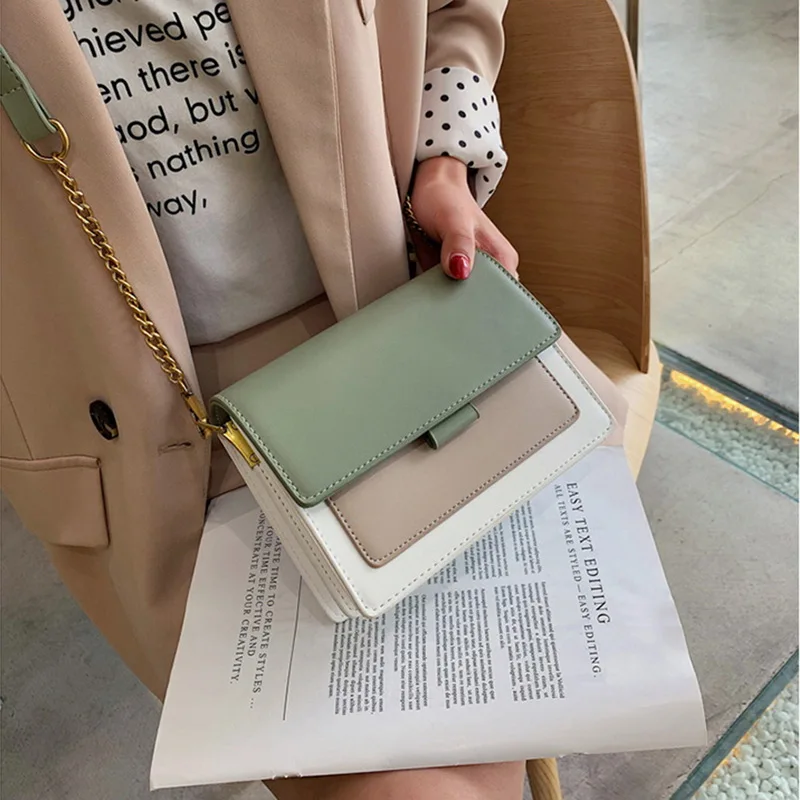 Кожаные дамские сумочки через плечо простой дорожный мессенджер на ремне