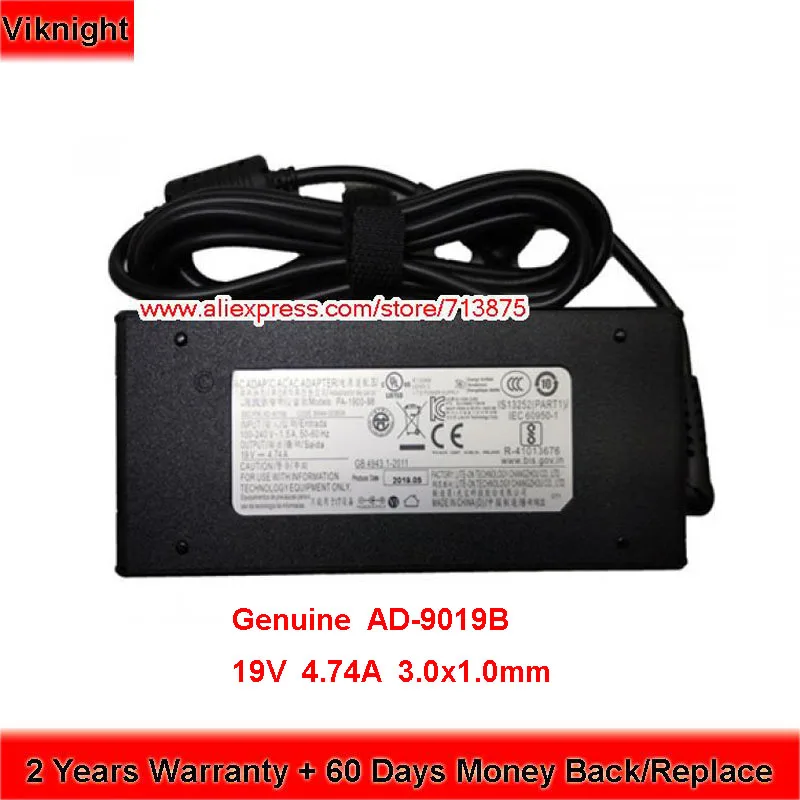Оригинальный AD 9019B 19V 4.74A адаптер переменного тока для Samsung A 1900 98 ноутбук с