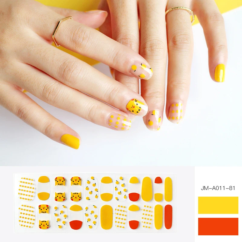 

Gel Manicure Decoration Full Cover Nails Sticker For Woman Nail Art Accessories