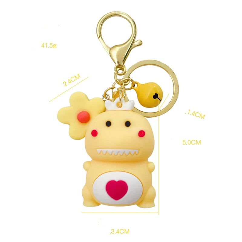Креативный большой рот брелок для ключей динозавры тренд Мультфильм школьная