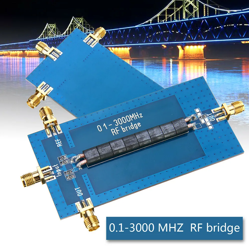 

0.1-3000 MHZ RF SWR Reflection Bridge Antenna Analyzer Module Tool Useful