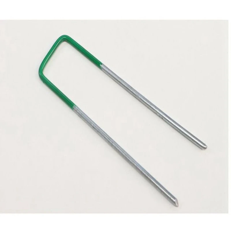 

100Pcs Garden Stakes Landscape Staple and Fence Stake for Fixing Landscape Grass